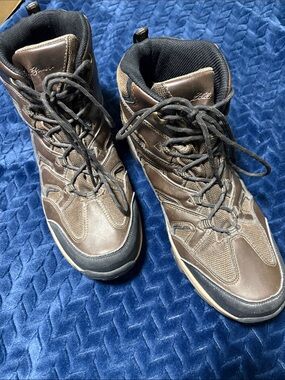 Eddie Bauer Brown Lace-Up Hiking Boots Size 13